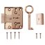 Aufschraubschloss Metall 49 x 58,5 x 9,5 mm