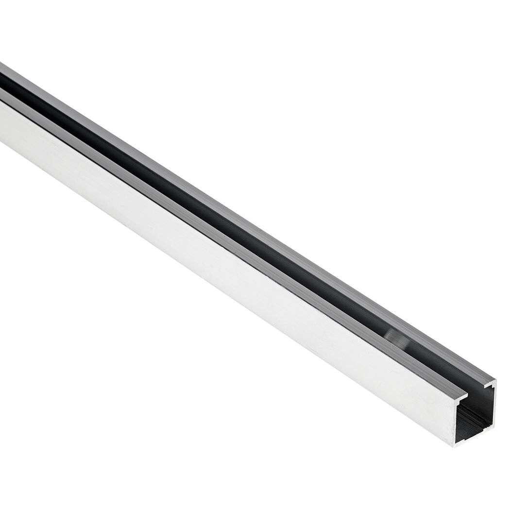 Schiebetürbeschlagset Aluminium 16-tlg.