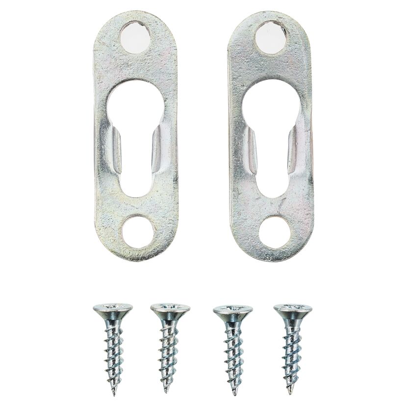 Aufhänger Stahl 14 x 42 mm 2 Stück