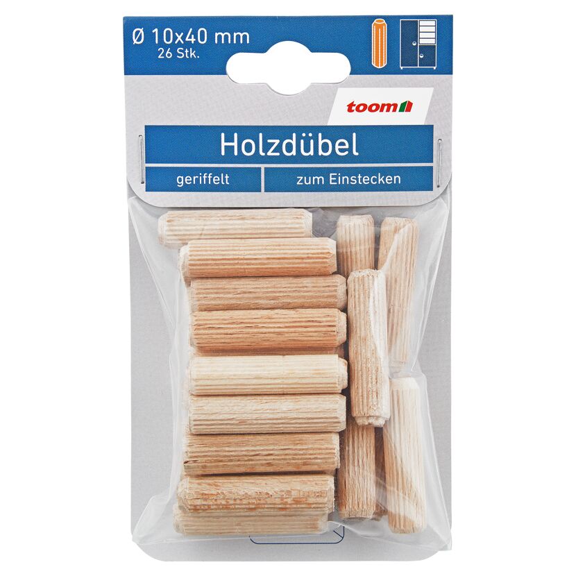 Holzdübel Ø 10 mm 26 Stück