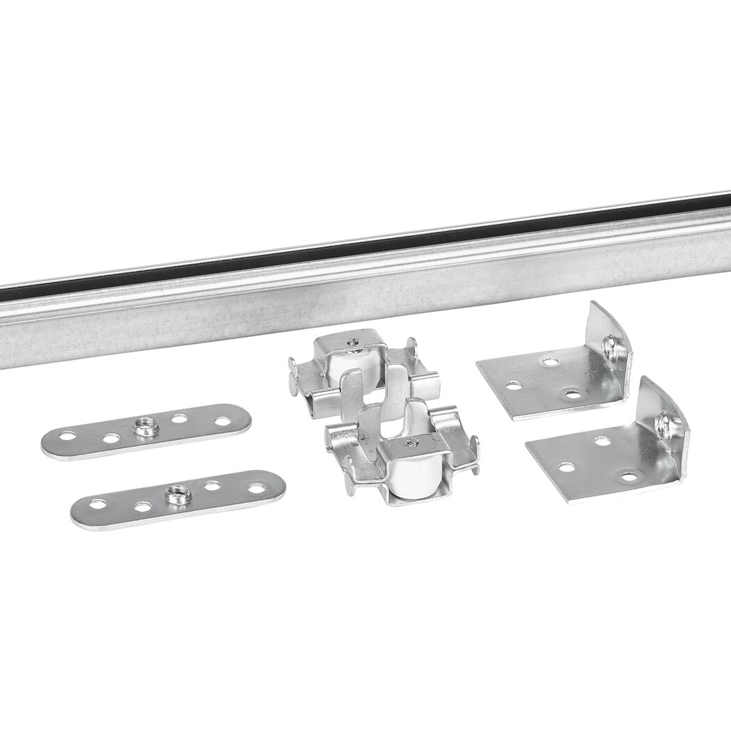 Schiebetürbeschlag Aluminium 1550 mm