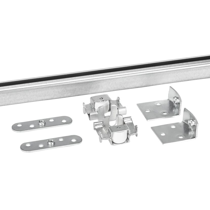 Schiebetürbeschlag Aluminium 1550 mm