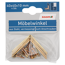 Möbelwinkel Stahl vermessingt 40 x 40 x 10 mm 4 Stück