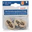 Verbindungsbeschläge Metall vernickelt Ø 20 mm 4 Stück