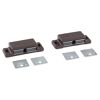 Magnetschnäpper braun 2 Stück 59 x 14 x 22 mm 6 kg