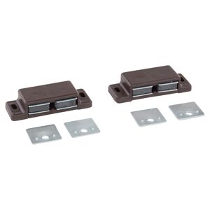 Magnetschnäpper braun 2 Stück 59 x 14 x 22 mm 6 kg