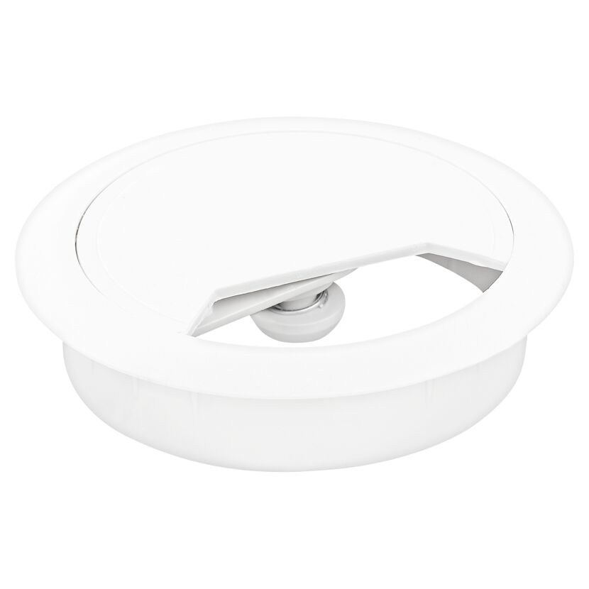 Kabeldurchführung rund Ø 60 mm weiß