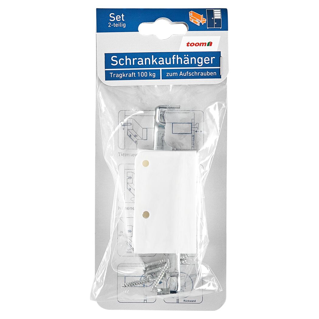 Schrankaufhänger 2 Stück 100 kg