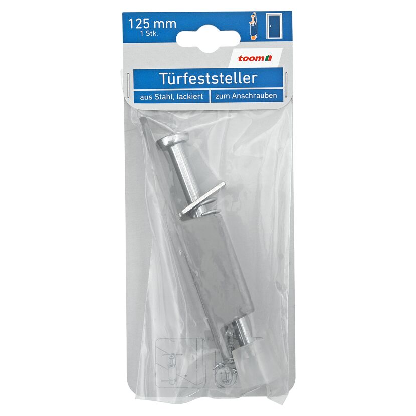 Türfeststeller Stahl lackiert 125 mm 1 Stück