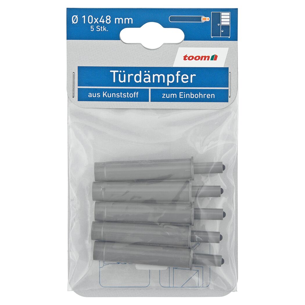 Türdämpfer Kunststoff Ø 10 x 48 mm 5 Stück
