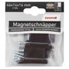 Magnetschnäpper braun 2 Stück 46 x 14 x 16 mm 4 kg