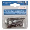 Verbindungsbeschlag, 4 Stück, Stahl brüniert, SW4-Antrieb