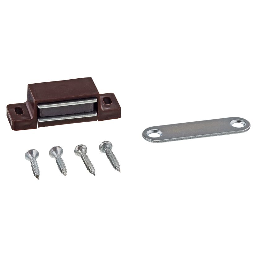 Magnetschnäpper Kunststoff braun 46 x 14 x 14 mm 8 Stück