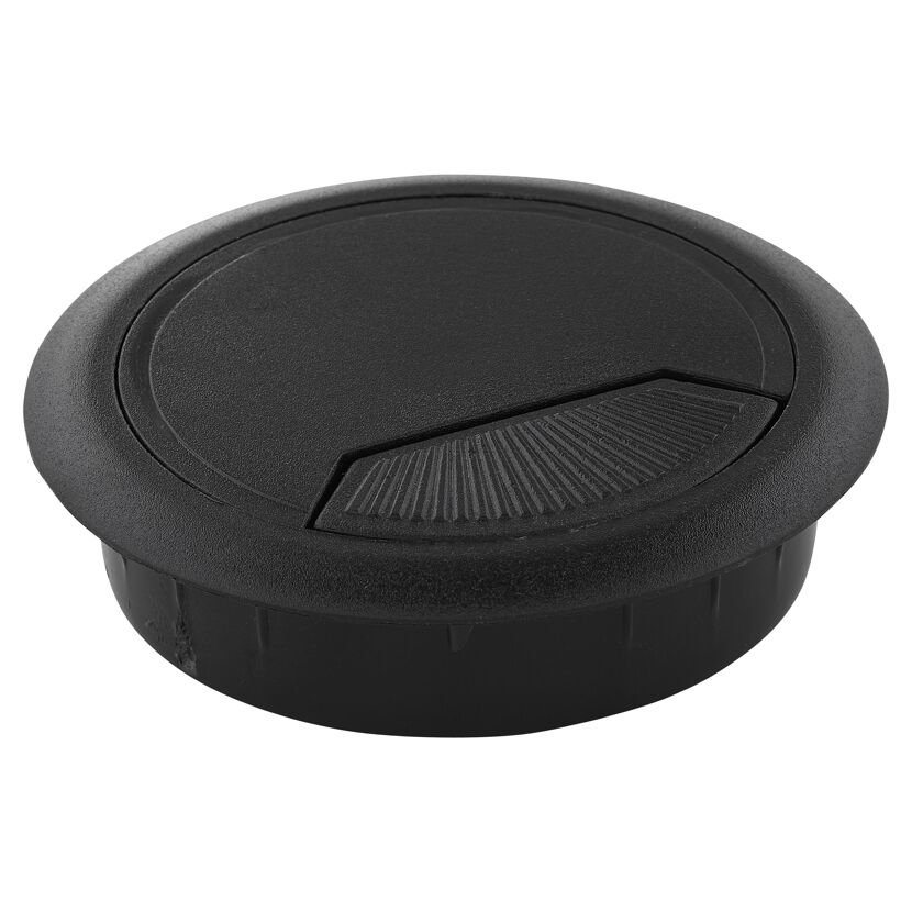Kabeldurchführung rund Ø 60 mm schwarz