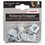 Rollenschnäpper Metall vernickelt 37 x 16 x 31 mm 2 Stück
