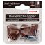 Rollenschnäpper Kunststoff braun 36 x 19 x 28 mm 2 Stück
