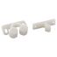 Schnappverschlüsse Kunststoff weiß 32 x 14 x 24 mm 2 Stück