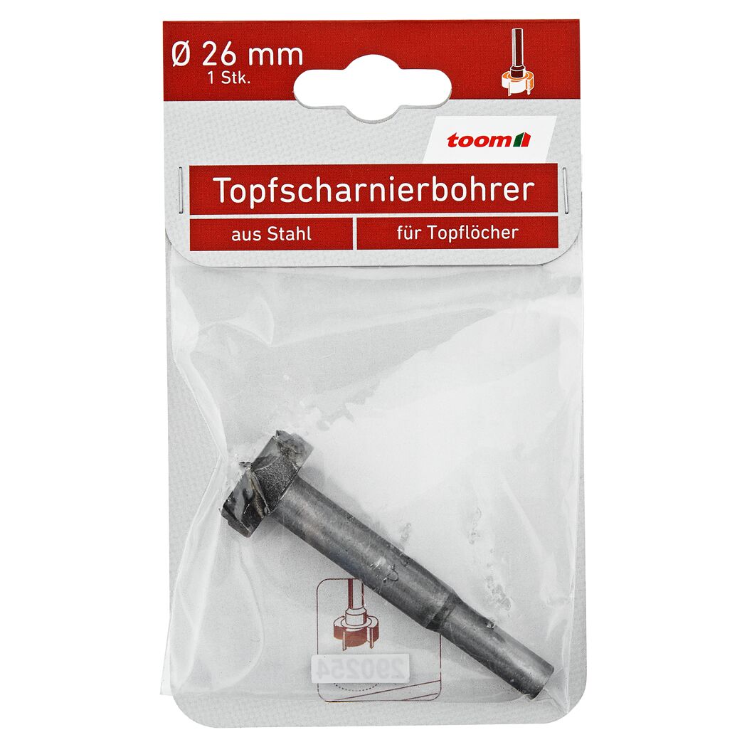 Topfscharnierbohrer Stahl Ø 26 mm