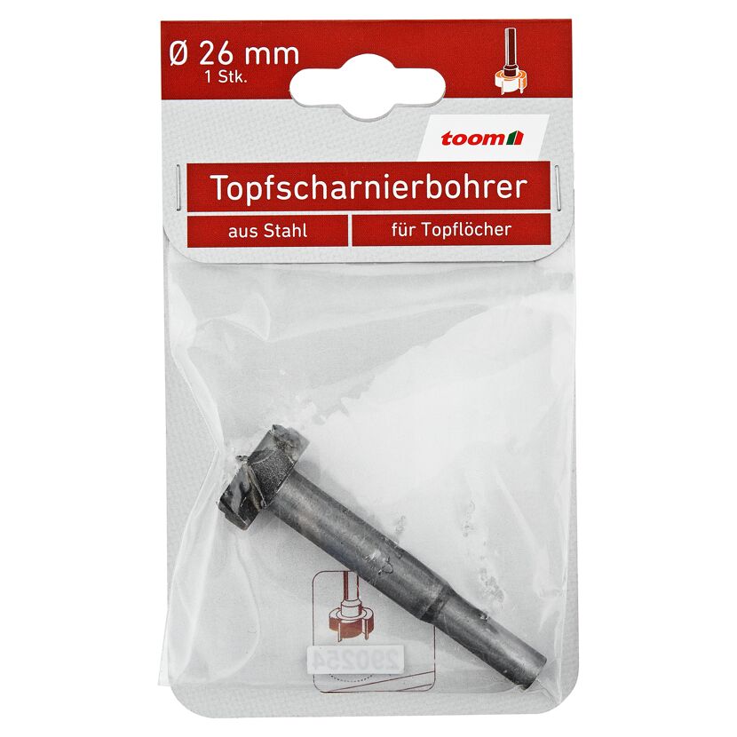 Topfscharnierbohrer Stahl Ø 26 mm