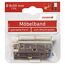 Möbelbänder links Stahl vernickelt Ø 8 x 50 mm 2 Stück