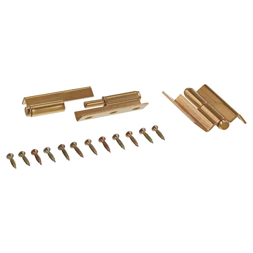 Möbelbänder links Messing Ø 8 x 50 mm 2 Stück