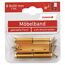 Möbelbänder links Messing Ø 8 x 50 mm 2 Stück