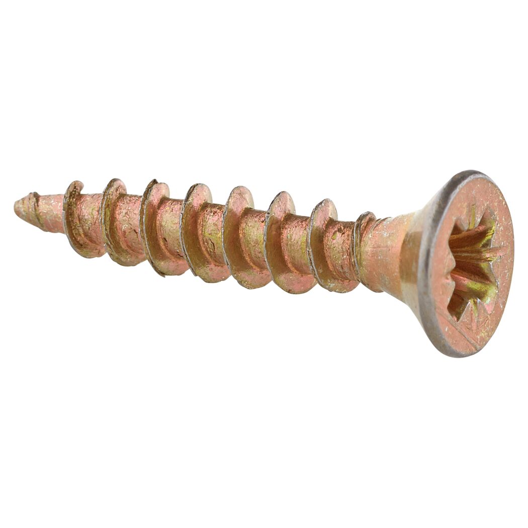 Scharnierbandschrauben Stahl gelb verzinkt Ø 3 x 16 mm 24 Stück