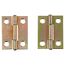 Scharniere Stahl verzinkt 22 x 30 mm 2 Stück