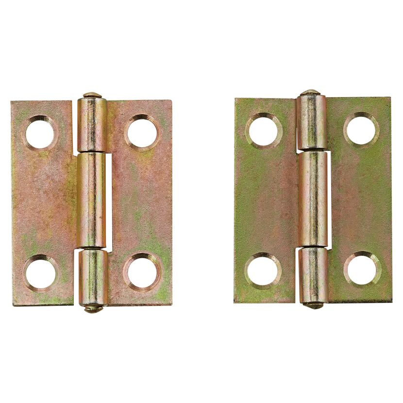 Scharniere Stahl verzinkt 22 x 30 mm 2 Stück