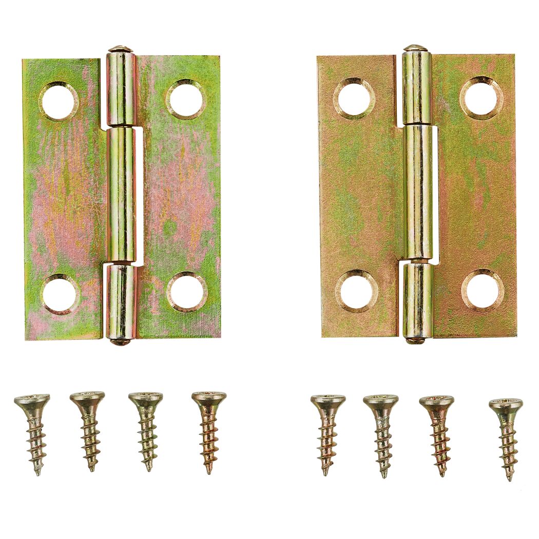 Scharniere Stahl verzinkt 32 x 40 mm 2 Stück