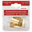 Schatullenscharniere Stahl vermessingt 12 x 25 mm 4 Stück