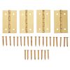 Schatullenscharniere Stahl vermessingt 18 x 30 mm 4 Stück
