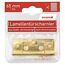 Lamellentürscharnier Stahl vermessingt 6,5 cm