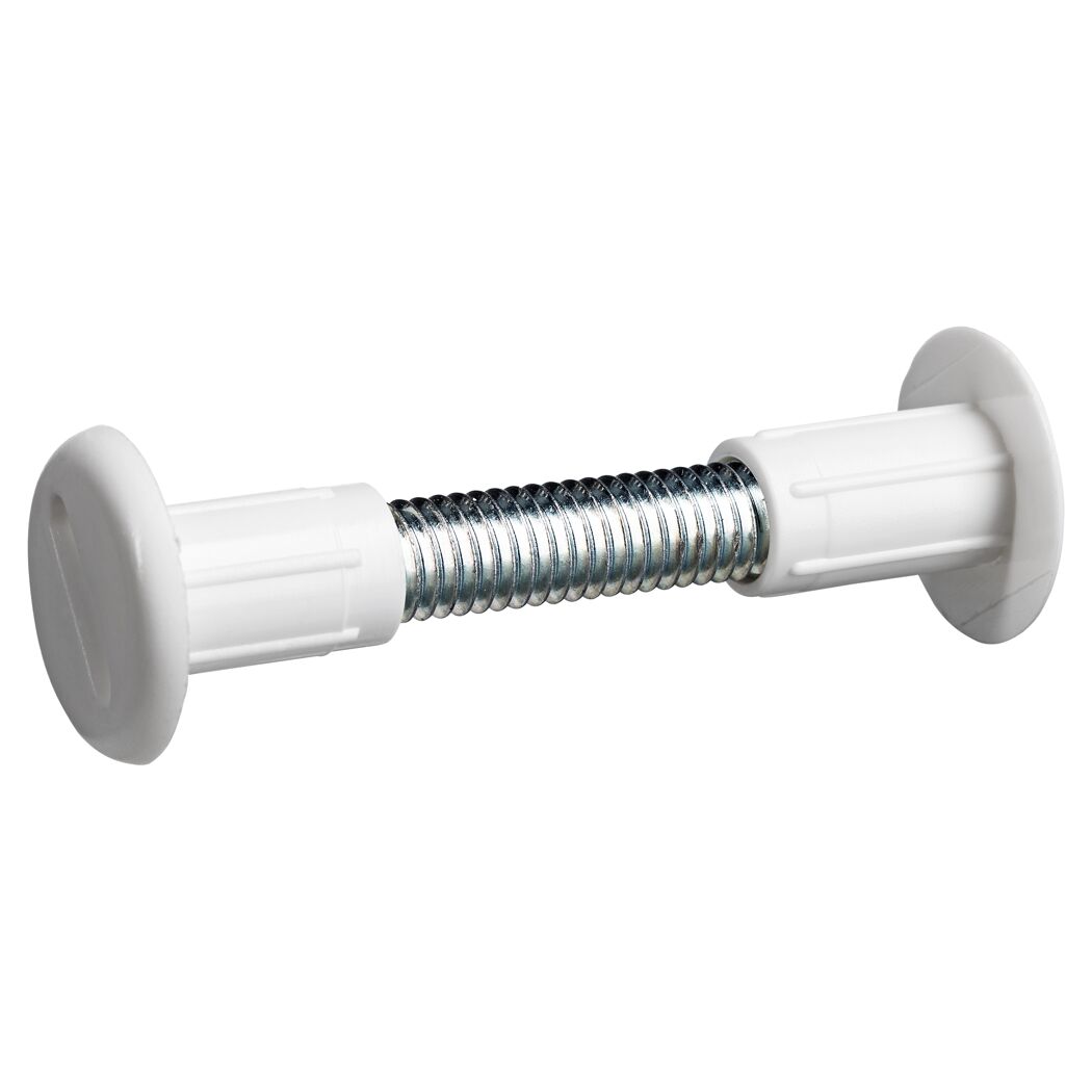 Hülsenschrauben Stahl weiß M6 4 Stück 4,5 - 5,3 cm