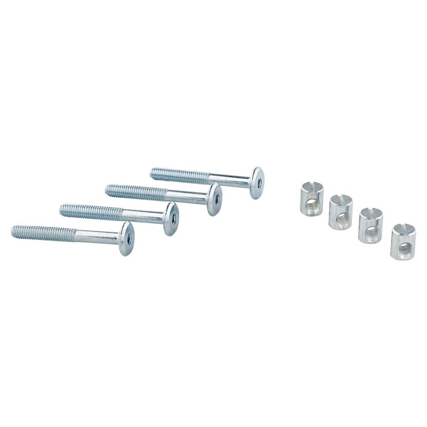 Verbindungsbeschlag 4 Stück Ø M6 x 50 mm