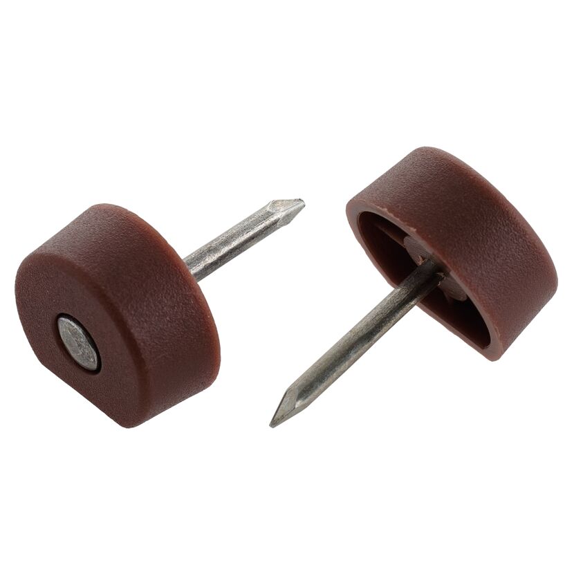 Bodenträger Kunststoff braun Ø 21 mm 40 Stück