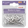 Bodenträger silbern Ø 5 mm 40 Stück