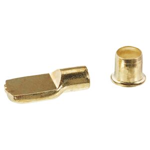 Bodenträger Stahl golden Ø 7/8 mm 12 Stück