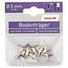 Bodenträger Stahl vernickelt Ø 5 mm 8 Stück