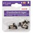 Glasbodenträger Metall/Gummi Ø 5 mm, 8 Stück