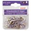 Glasbodenträger Metall silbern Ø 5 mm 12 Stück