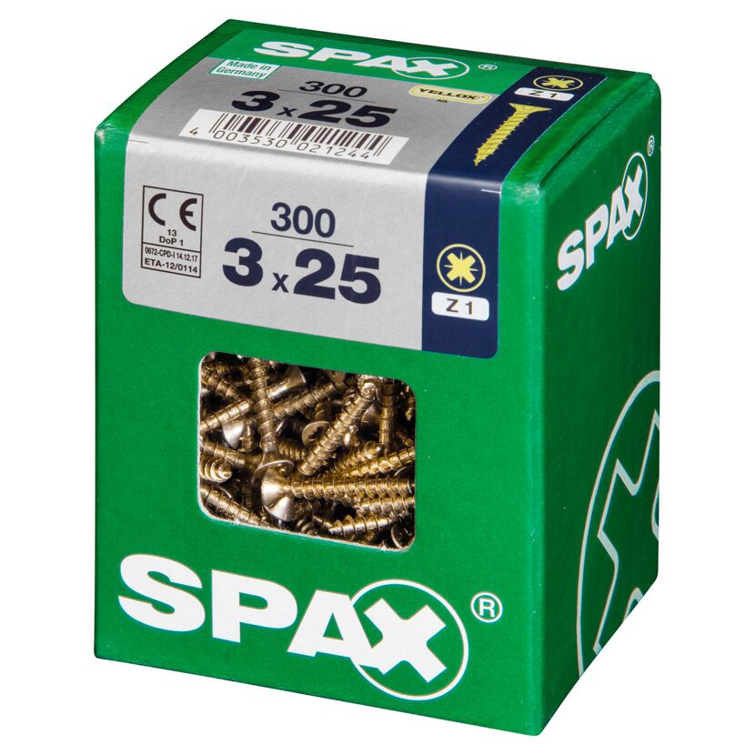 Senkkopfschrauben Ø 3 x 25 mm 300 Stück
