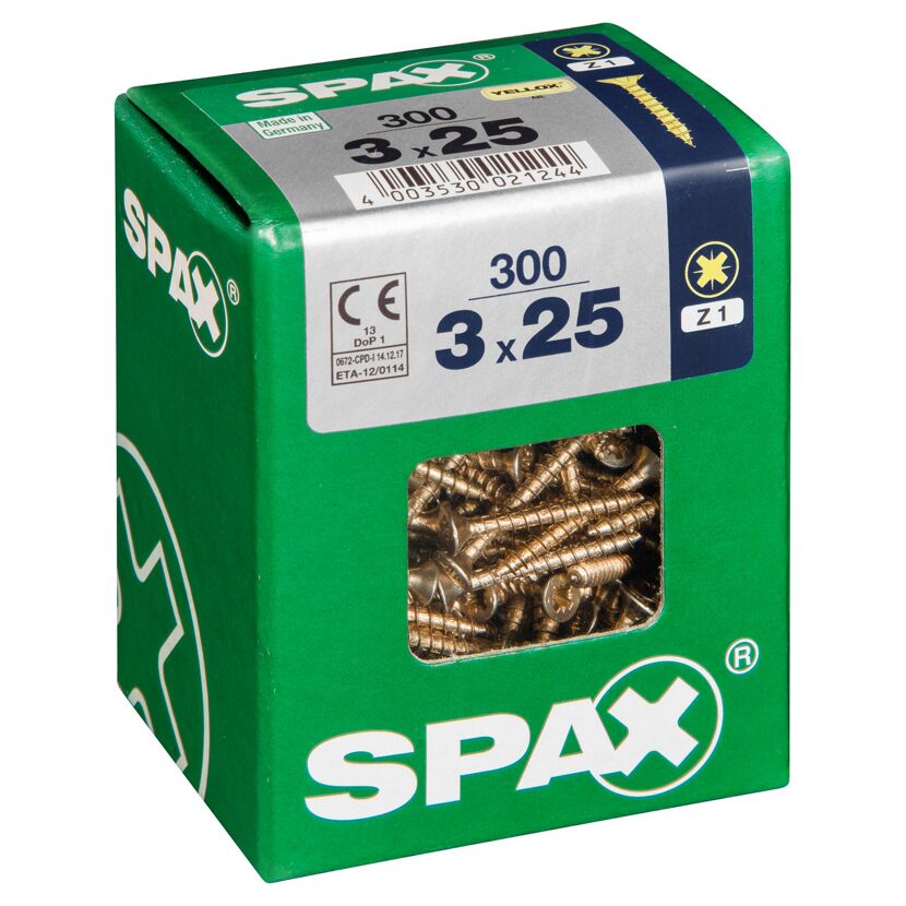 Senkkopfschrauben Ø 3 x 25 mm 300 Stück