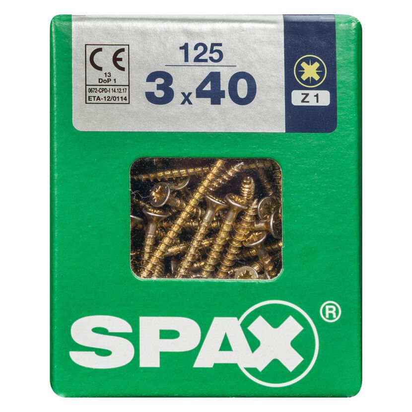 Senkkopfschrauben Ø 3 x 40 mm 125 Stück