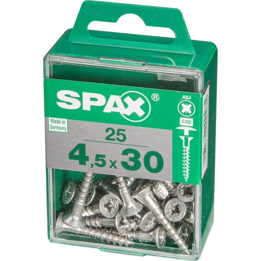 Universalschraube 4,5 x 30 mm silber 25 Stück