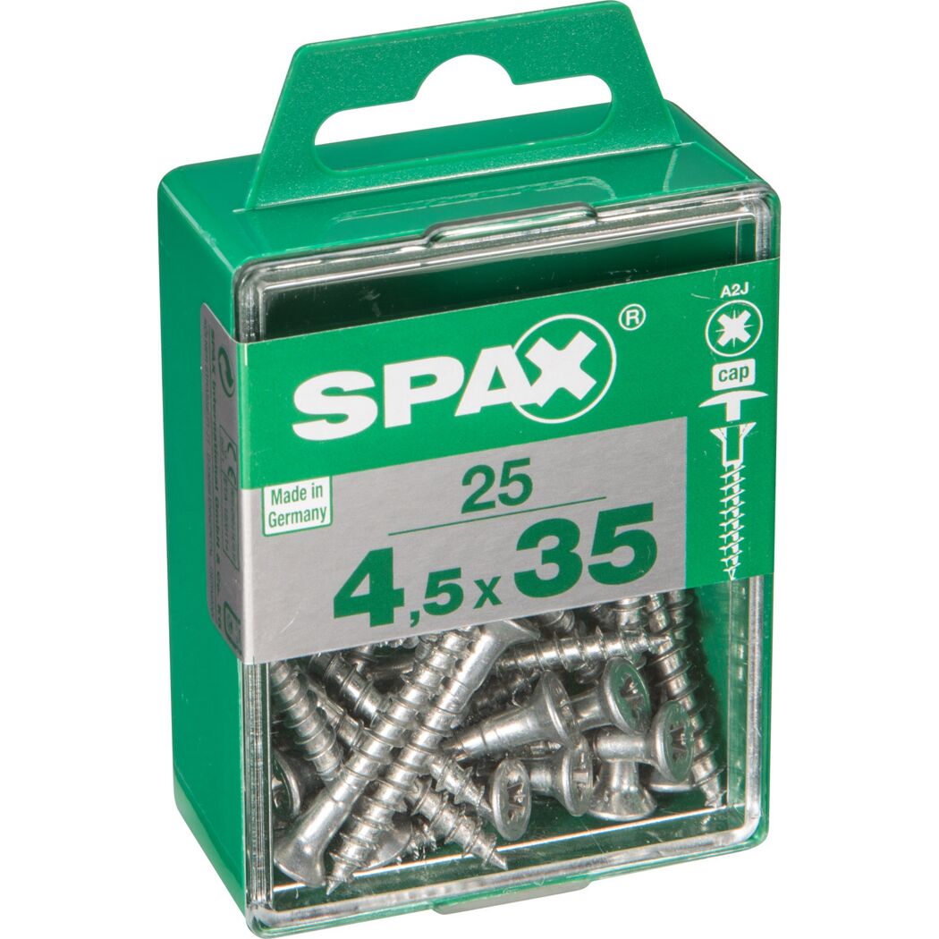 Universalschraube 4,5 x 35 mm silber 25 Stück