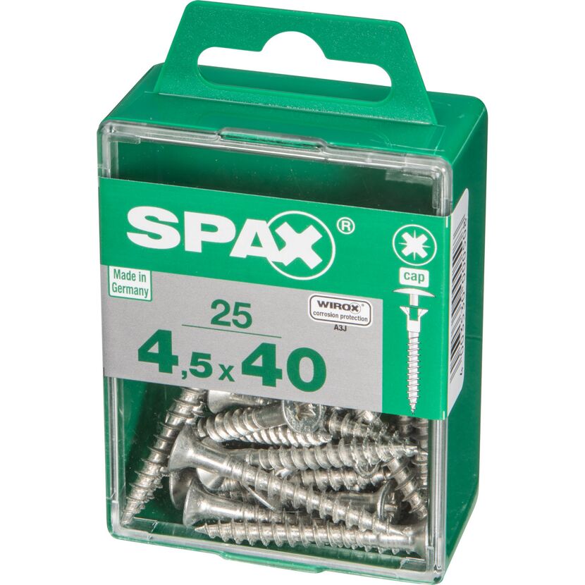Universalschraube 4,5 x 40 mm silber 25 Stück