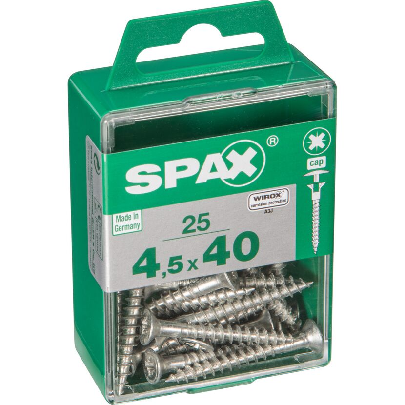 Universalschraube 4,5 x 40 mm silber 25 Stück