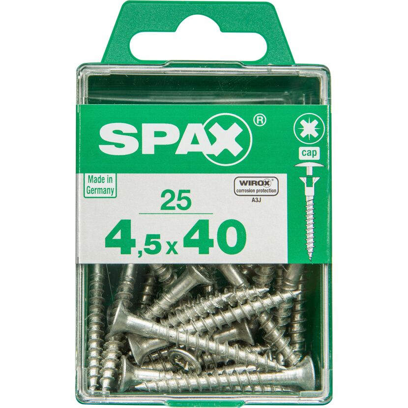 Universalschraube 4,5 x 40 mm silber 25 Stück