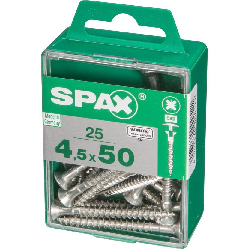 Universalschraube 4,5 x 50 mm silber 25 Stück